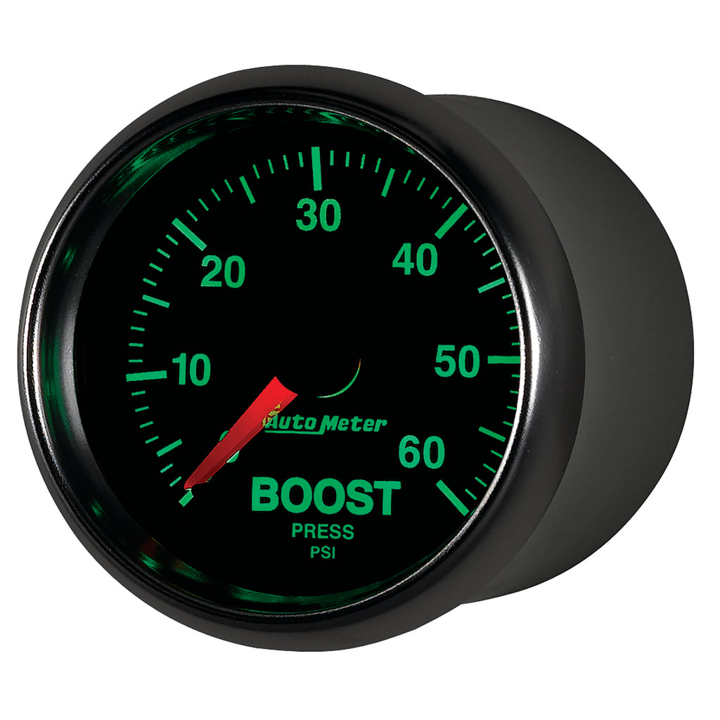 AutoMeter 3805 GAUGE, BOOST, 2 1/16", 60PSI, MECHANICAL, GS