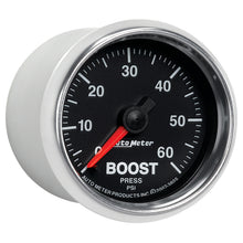 Load image into Gallery viewer, AutoMeter 3805 GAUGE, BOOST, 2 1/16", 60PSI, MECHANICAL, GS