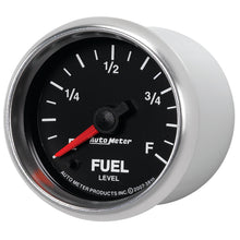 Load image into Gallery viewer, AutoMeter 3810 GAUGE, FUEL LEVEL, 2 1/16", 0-280O PROGRAMMABLE, GS
