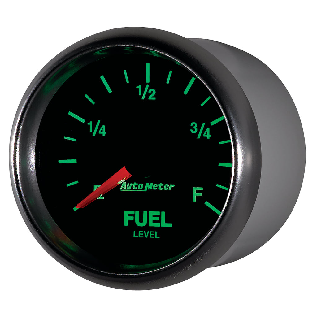 AutoMeter 3810 GAUGE, FUEL LEVEL, 2 1/16", 0-280O PROGRAMMABLE, GS