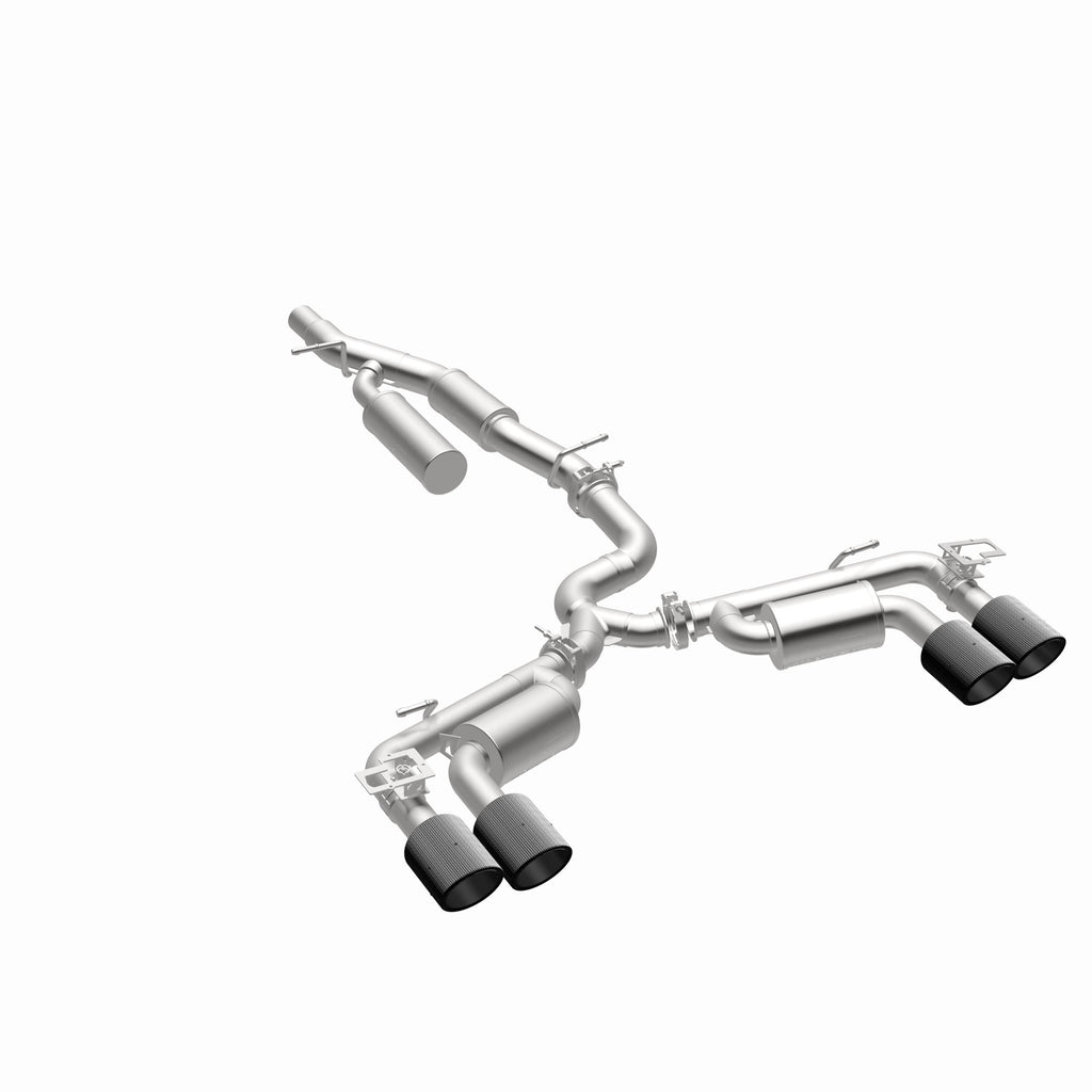 MagnaFlow Exhaust Products 19617 NEO Series Carbon Fiber Tips Cat-Back System for Select Volkswagen Golf R