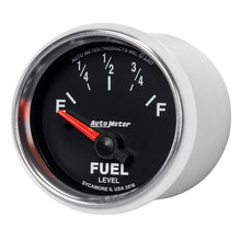 Load image into Gallery viewer, AutoMeter 3816 GAUGE, FUEL LEVEL, 2 1/16", 240OE TO 33OF, ELEC, GS