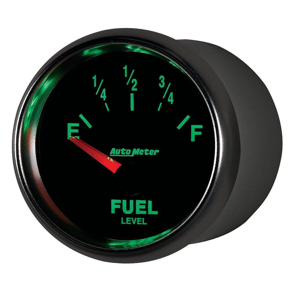 AutoMeter 3816 GAUGE, FUEL LEVEL, 2 1/16", 240OE TO 33OF, ELEC, GS
