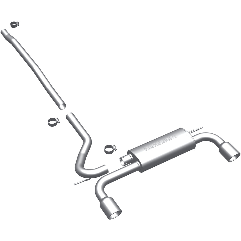 MagnaFlow Exhaust Products 15490 Touring Series Polished Cat-Back System for Select Mini Cooper Countryman, Mini Cooper Paceman