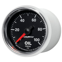 Load image into Gallery viewer, AutoMeter 3821 GAUGE, OIL PRESSURE, 2 1/16", 100PSI, MECHANICAL, GS