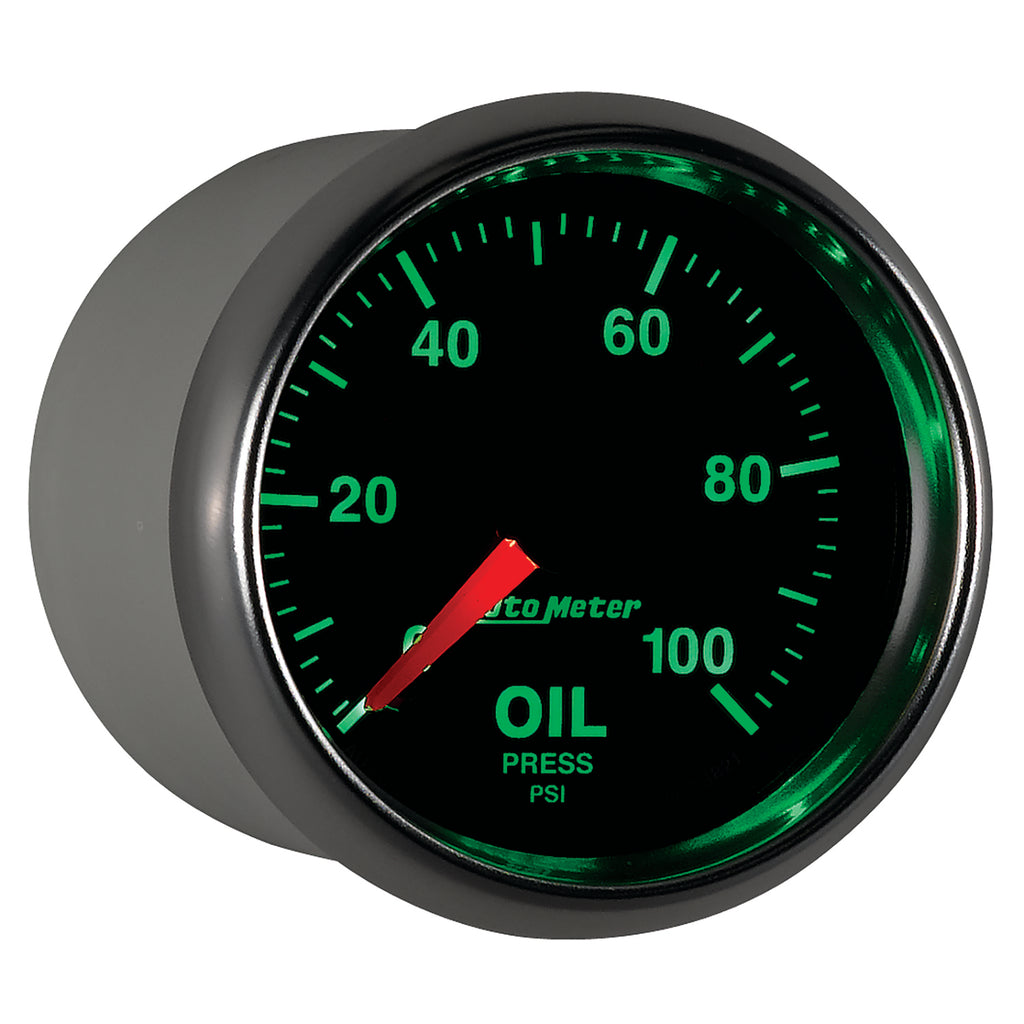 AutoMeter 3821 GAUGE, OIL PRESSURE, 2 1/16", 100PSI, MECHANICAL, GS
