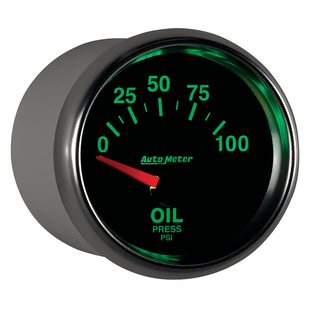 AutoMeter 3827 GAUGE, OIL PRESSURE, 2 1/16", 100PSI, ELECTRIC, GS