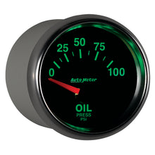 Load image into Gallery viewer, AutoMeter 3827 GAUGE, OIL PRESSURE, 2 1/16", 100PSI, ELECTRIC, GS