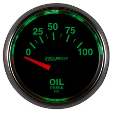 Load image into Gallery viewer, AutoMeter 3827 GAUGE, OIL PRESSURE, 2 1/16", 100PSI, ELECTRIC, GS
