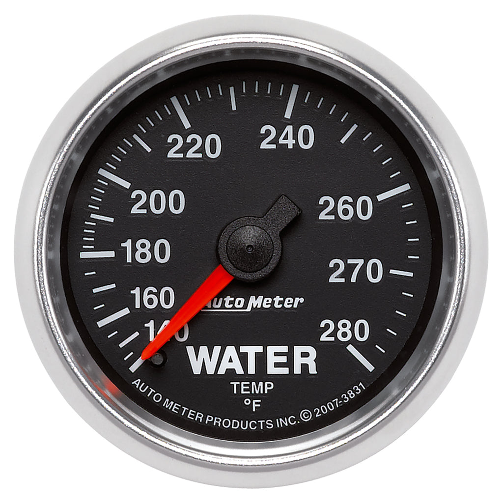 AutoMeter 3831 GAUGE, WATER TEMP, 2 1/16", 140-280?F, MECHANICAL, GS