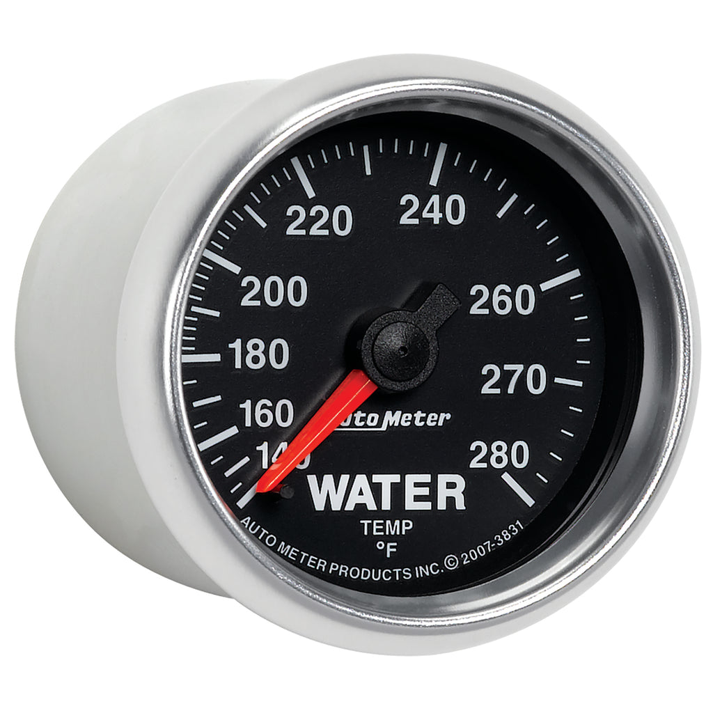AutoMeter 3831 GAUGE, WATER TEMP, 2 1/16", 140-280?F, MECHANICAL, GS