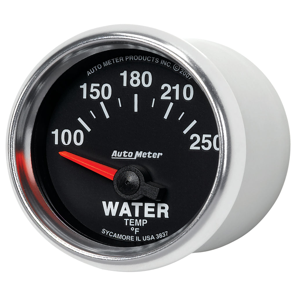 AutoMeter 3837 GAUGE, WATER TEMP, 2 1/16", 100-250?F, ELECTRIC, GS