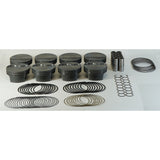 Mahle 930219705T 383cid  3.905 x 1.110RCH, 4.000stroke,6.125rod,0.927pin,-6.0cc,400g,11.0CR, 2618