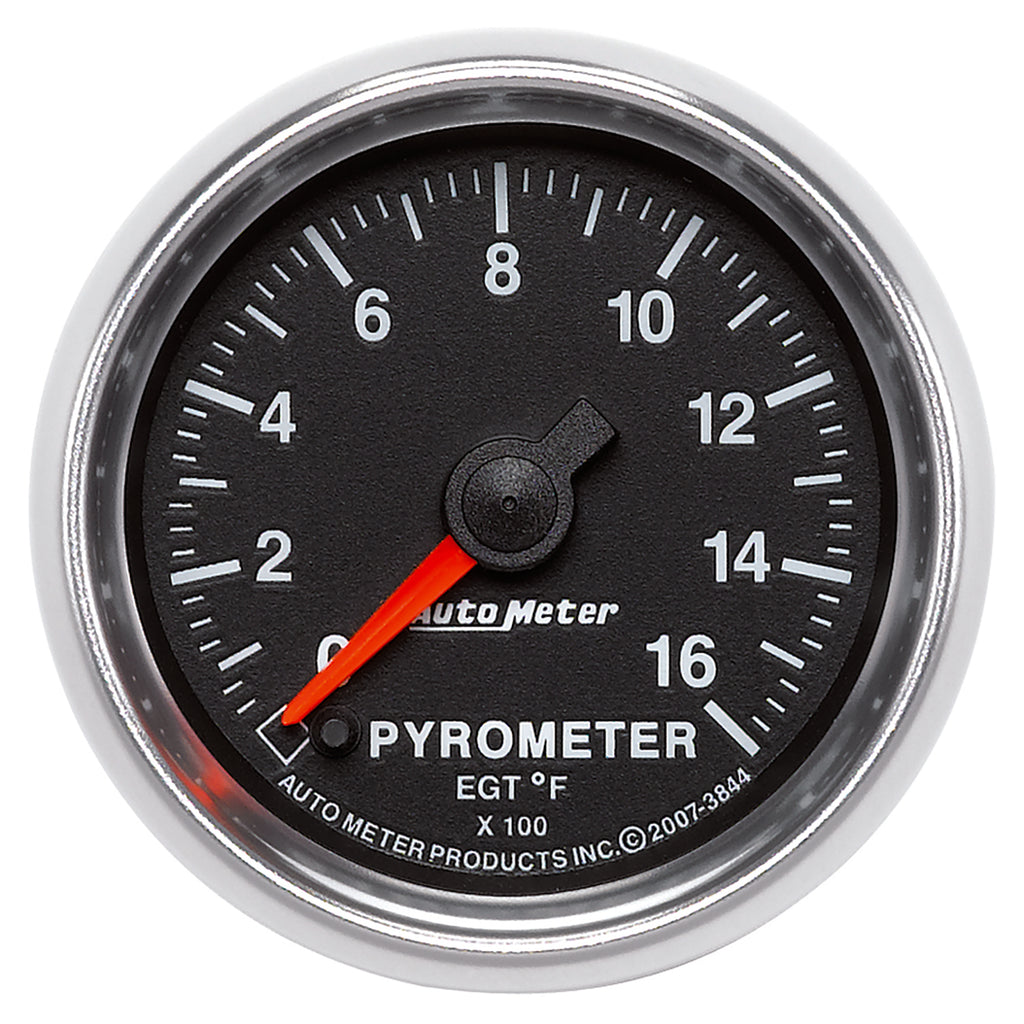 AutoMeter 3844 GAUGE, PYROMETER (EGT), 2 1/16", 1600?F, DIGITAL STEPPER MOTOR, GS