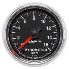 Load image into Gallery viewer, AutoMeter 3844 GAUGE, PYROMETER (EGT), 2 1/16", 1600?F, DIGITAL STEPPER MOTOR, GS