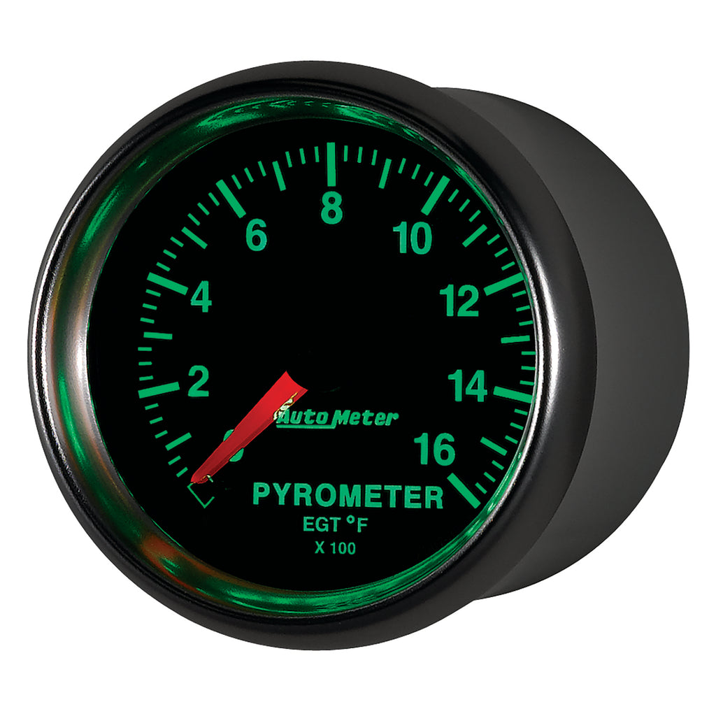 AutoMeter 3844 GAUGE, PYROMETER (EGT), 2 1/16", 1600?F, DIGITAL STEPPER MOTOR, GS