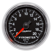 Load image into Gallery viewer, AutoMeter 3845 GAUGE, PYROMETER (EGT), 2 1/16", 2000?F, DIGITAL STEPPER MOTOR, GS