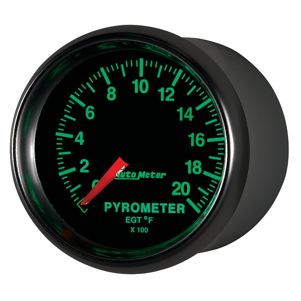 AutoMeter 3845 GAUGE, PYROMETER (EGT), 2 1/16", 2000?F, DIGITAL STEPPER MOTOR, GS