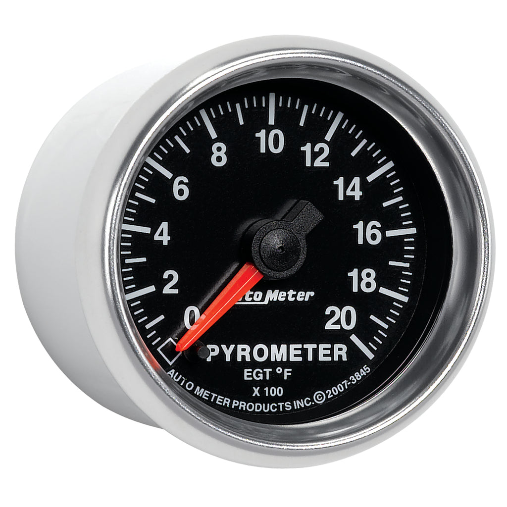 AutoMeter 3845 GAUGE, PYROMETER (EGT), 2 1/16", 2000?F, DIGITAL STEPPER MOTOR, GS