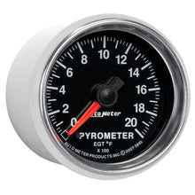 Load image into Gallery viewer, AutoMeter 3845 GAUGE, PYROMETER (EGT), 2 1/16", 2000?F, DIGITAL STEPPER MOTOR, GS