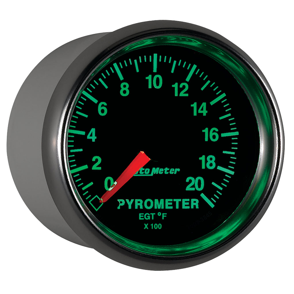 AutoMeter 3845 GAUGE, PYROMETER (EGT), 2 1/16", 2000?F, DIGITAL STEPPER MOTOR, GS