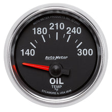 Load image into Gallery viewer, AutoMeter 3848 GAUGE, OIL TEMP, 2 1/16", 140-300?F, ELECTRIC, GS