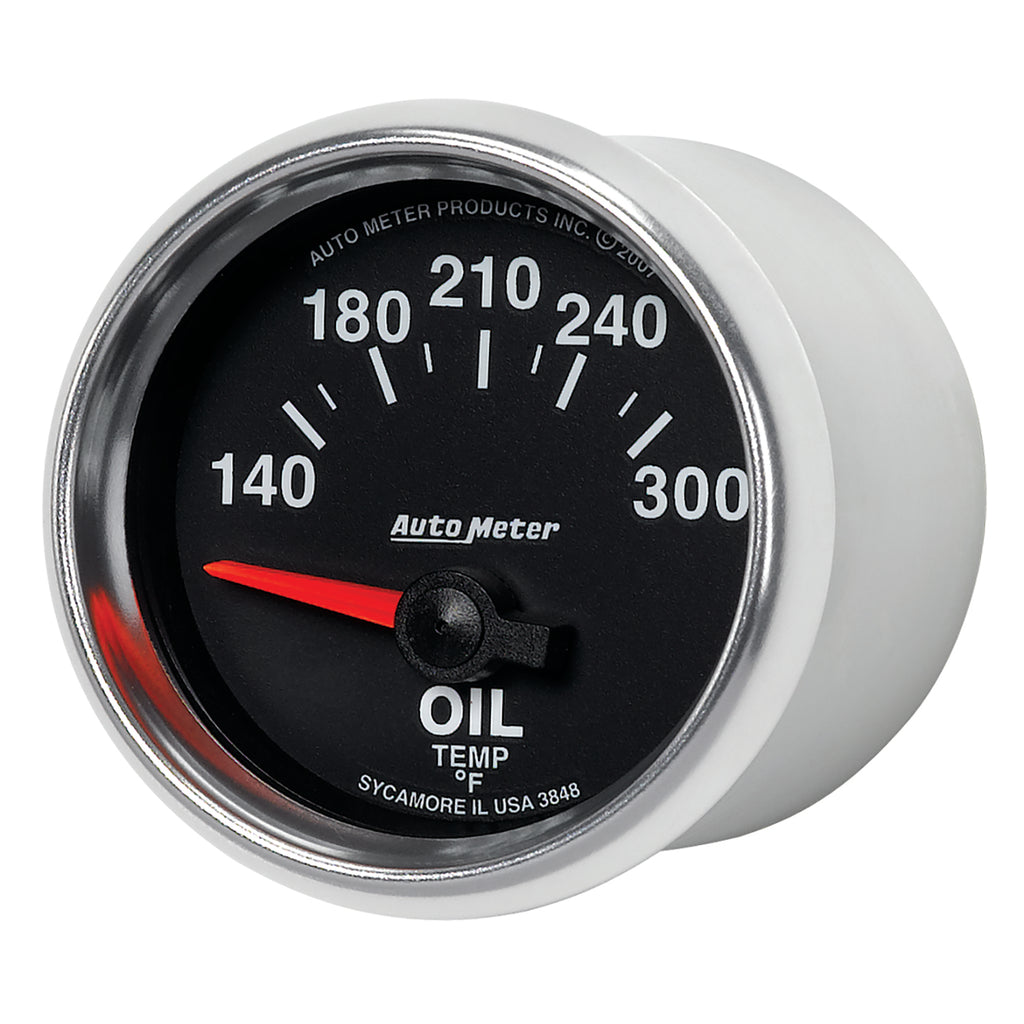 AutoMeter 3848 GAUGE, OIL TEMP, 2 1/16", 140-300?F, ELECTRIC, GS