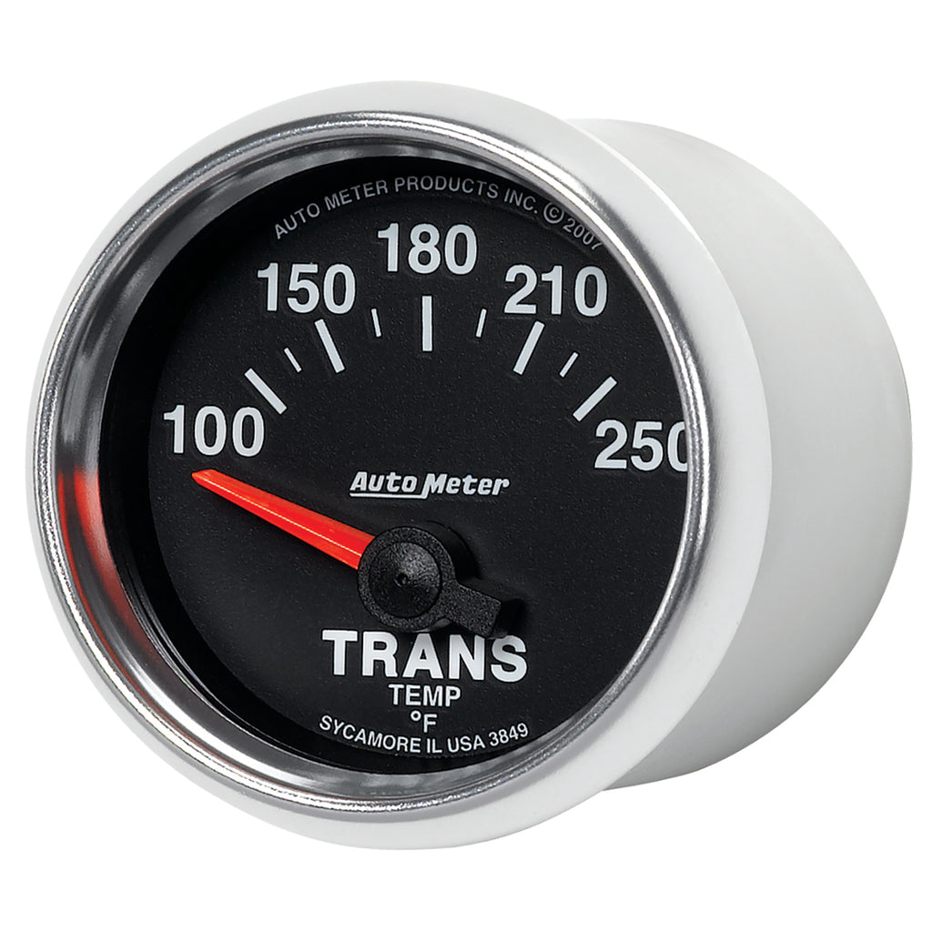 AutoMeter 3849 GAUGE, TRANSMISSION TEMP, 2 1/16", 100-250?F, ELECTRIC, GS