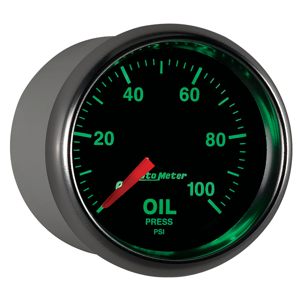 AutoMeter 3853 GAUGE, OIL PRESSURE, 2 1/16", 100PSI, DIGITAL STEPPER MOTOR, GS