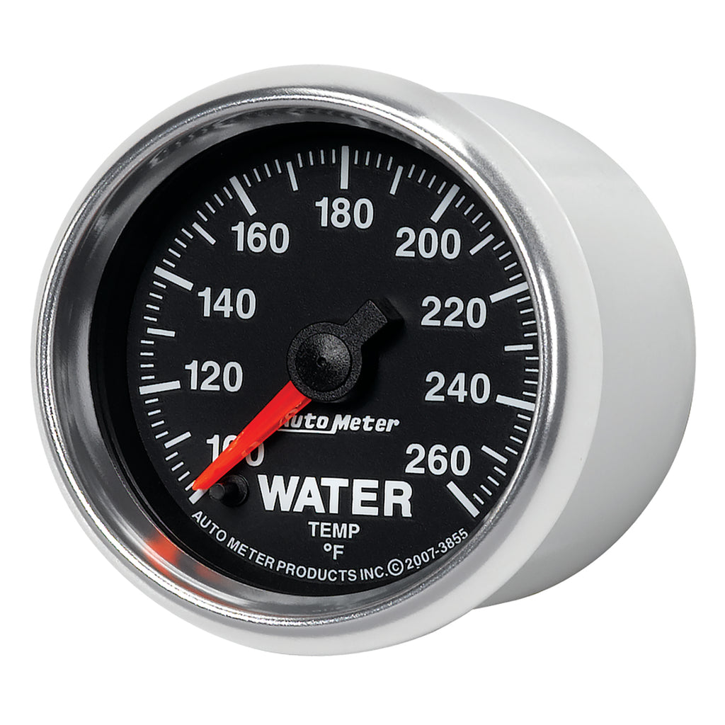 AutoMeter 3855 GAUGE, WATER TEMP, 2 1/16", 100-260?F, DIGITAL STEPPER MOTOR, GS