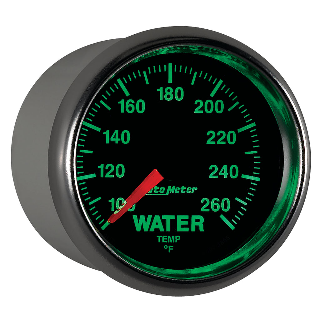 AutoMeter 3855 GAUGE, WATER TEMP, 2 1/16", 100-260?F, DIGITAL STEPPER MOTOR, GS