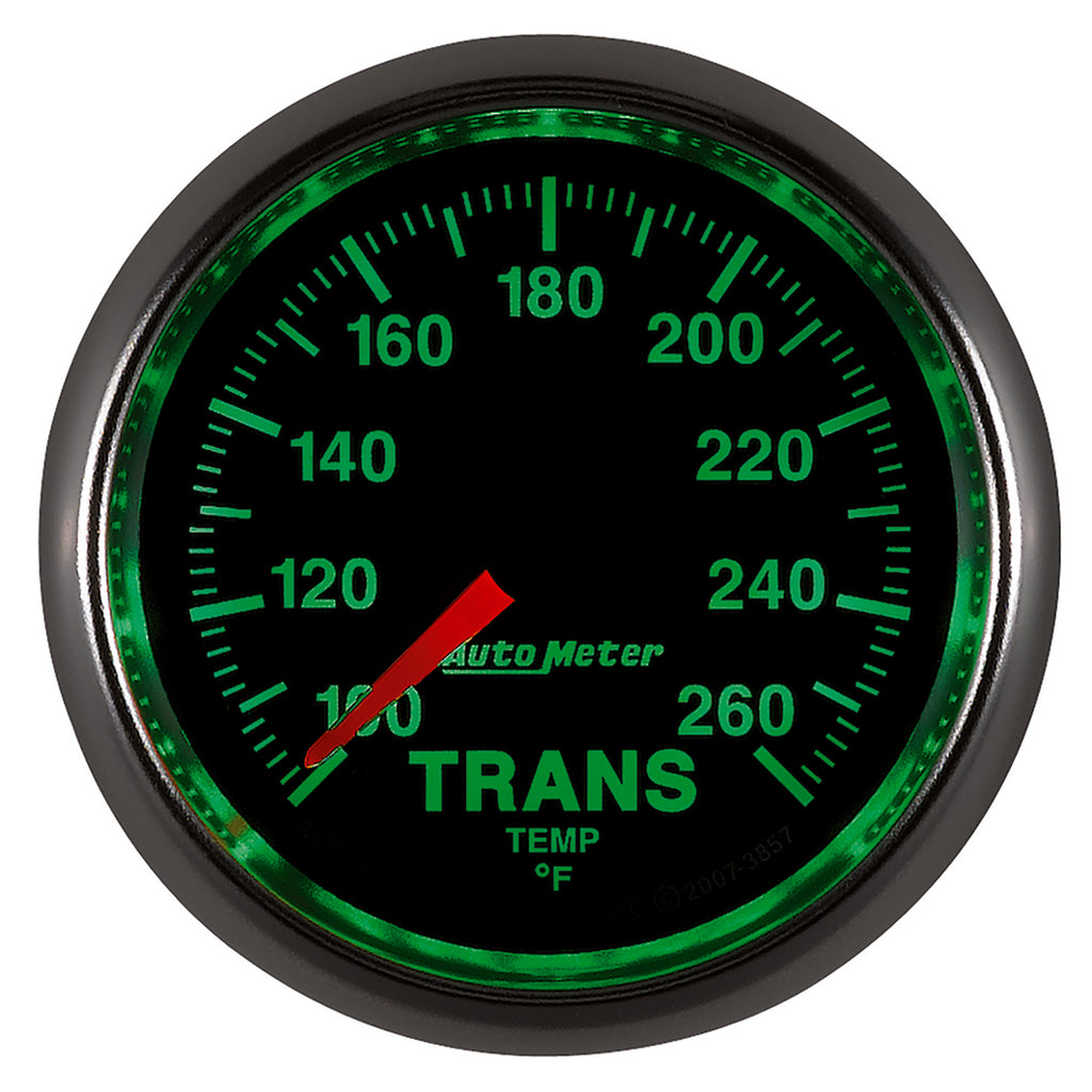 AutoMeter 3857 GAUGE, TRANSMISSION TEMP, 2 1/16", 100-260?F, DIGITAL STEPPER MOTOR, GS