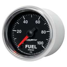 Load image into Gallery viewer, AutoMeter 3863 GAUGE, FUEL PRESSURE, 2 1/16", 100PSI, DIGITAL STEPPER MOTOR, GS