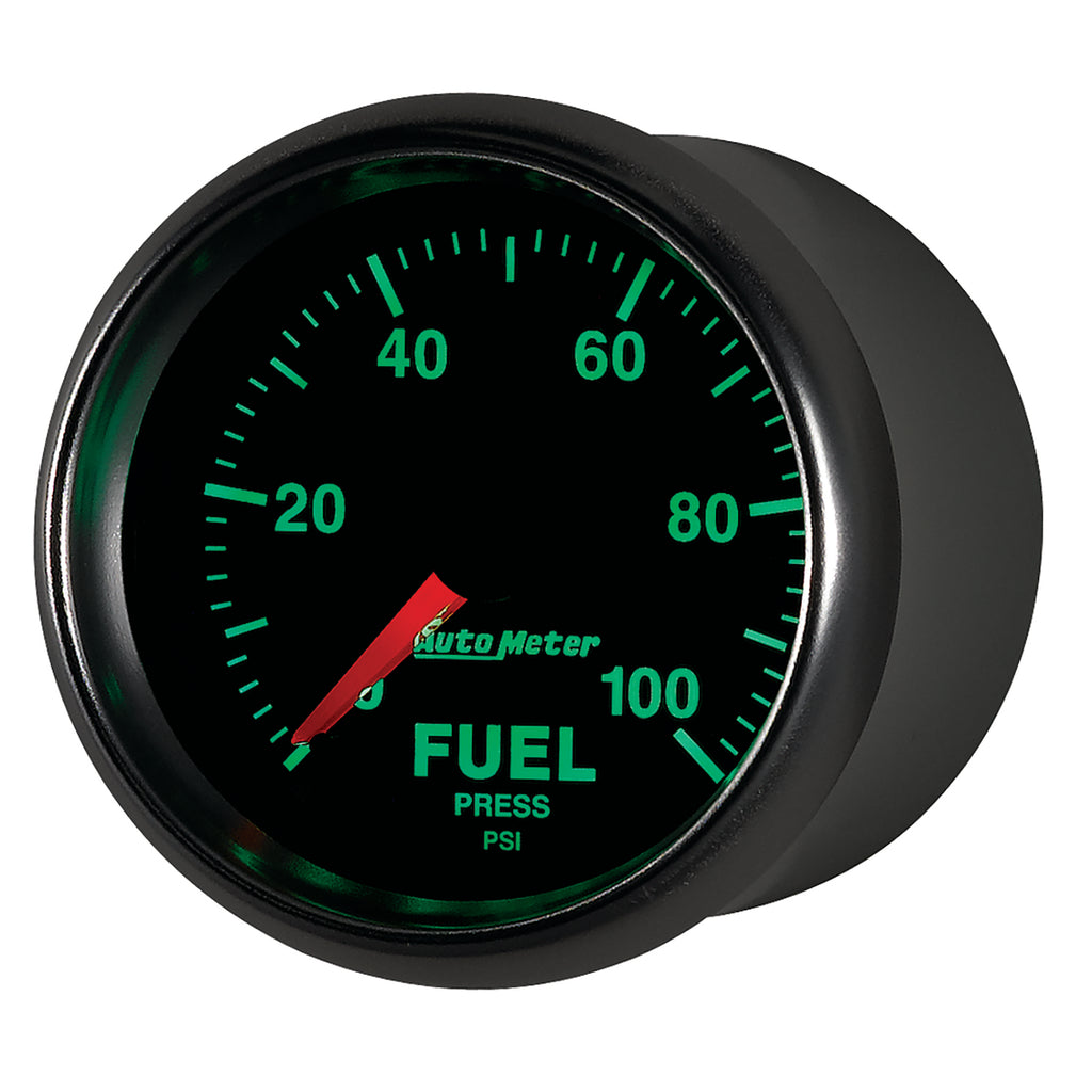 AutoMeter 3863 GAUGE, FUEL PRESSURE, 2 1/16", 100PSI, DIGITAL STEPPER MOTOR, GS