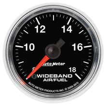 Load image into Gallery viewer, AutoMeter 3870 GAUGE, AIR/FUEL RATIO-WIDEBAND, ANALOG, 2 1/16", 8:1-18:1, STEPPER MOTOR, GS