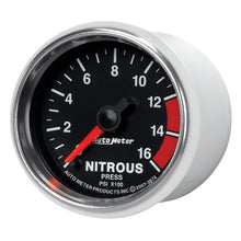 Load image into Gallery viewer, AutoMeter 3874 GAUGE, NITROUS PRESSURE, 2 1/16", 1600PSI, DIGITAL STEPPER MOTOR, GS