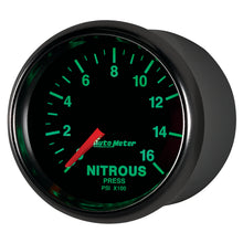 Load image into Gallery viewer, AutoMeter 3874 GAUGE, NITROUS PRESSURE, 2 1/16", 1600PSI, DIGITAL STEPPER MOTOR, GS