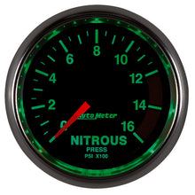 Load image into Gallery viewer, AutoMeter 3874 GAUGE, NITROUS PRESSURE, 2 1/16", 1600PSI, DIGITAL STEPPER MOTOR, GS