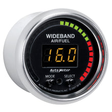 Load image into Gallery viewer, AutoMeter 3878 GAUGE, AIR/FUEL RATIO-PRO, 2 1/16", 10:1-20:1, DIGITAL W/ PEAK &amp; WARN, GS