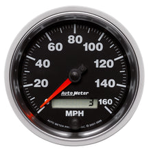 Load image into Gallery viewer, AutoMeter 3888 GAUGE, SPEEDOMETER, 3 3/8", 160MPH, ELEC. PROGRAMMABLE, GS