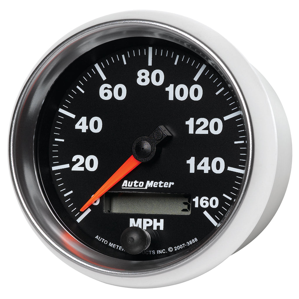AutoMeter 3888 GAUGE, SPEEDOMETER, 3 3/8", 160MPH, ELEC. PROGRAMMABLE, GS