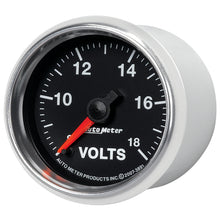 Load image into Gallery viewer, AutoMeter 3891 GAUGE, VOLTMETER, 2 1/16", 18V, DIGITAL STEPPER MOTOR, GS