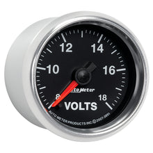 Load image into Gallery viewer, AutoMeter 3891 GAUGE, VOLTMETER, 2 1/16", 18V, DIGITAL STEPPER MOTOR, GS