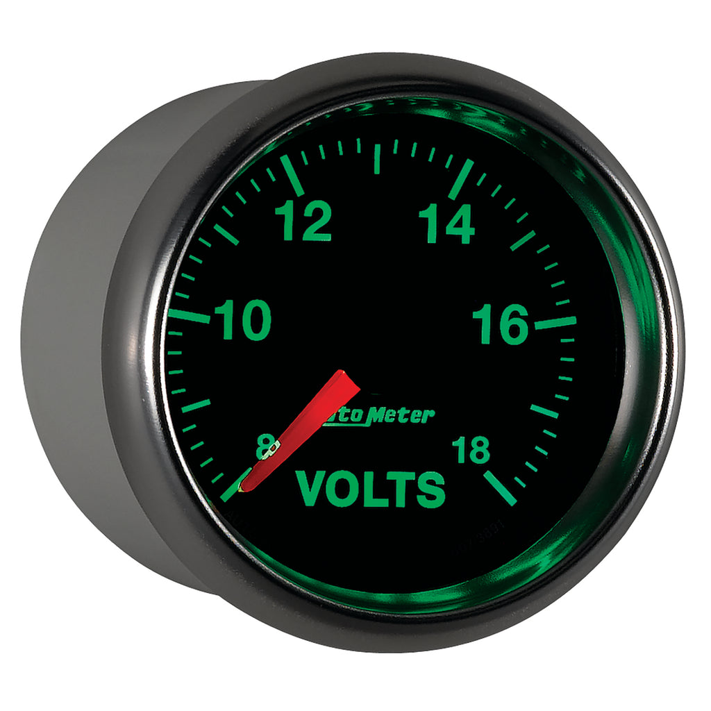 AutoMeter 3891 GAUGE, VOLTMETER, 2 1/16", 18V, DIGITAL STEPPER MOTOR, GS