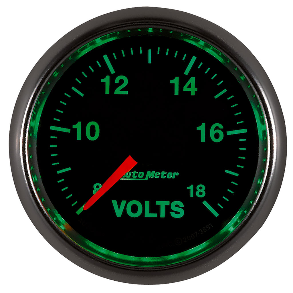 AutoMeter 3891 GAUGE, VOLTMETER, 2 1/16", 18V, DIGITAL STEPPER MOTOR, GS