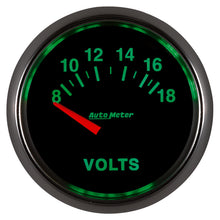 Load image into Gallery viewer, AutoMeter 3892 GAUGE, VOLTMETER, 2 1/16", 18V, ELECTRIC, GS