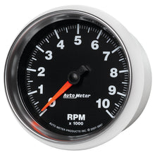 Load image into Gallery viewer, AutoMeter 3897 GAUGE, TACHOMETER, 3 3/8", 10K RPM, IN-DASH, GS