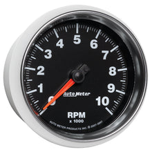 Load image into Gallery viewer, AutoMeter 3897 GAUGE, TACHOMETER, 3 3/8", 10K RPM, IN-DASH, GS