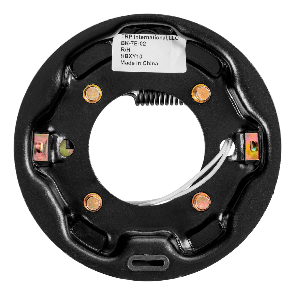 CURT 389876 Electric Trailer Brake Assembly, 7" x 1-1/4", 4 Bolt, 2,200-lb. Axles, Right