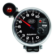 Load image into Gallery viewer, AutoMeter 3899 GAUGE, TACHOMETER, 5", 10K RPM, PEDESTAL W/ EXT. SHIFT-LITE, GS